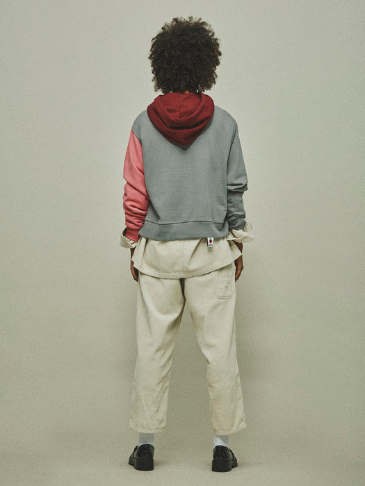 Womens Color-blocking Hooded Sweatshirt_LQTAW20220WIX