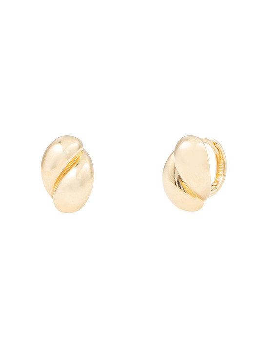 Volume Onetouch Earrings (14K Gold) #P24