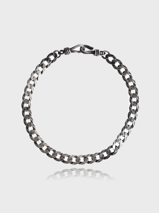 [Silver925] JB014 Checkerboard cutting chain bracelet