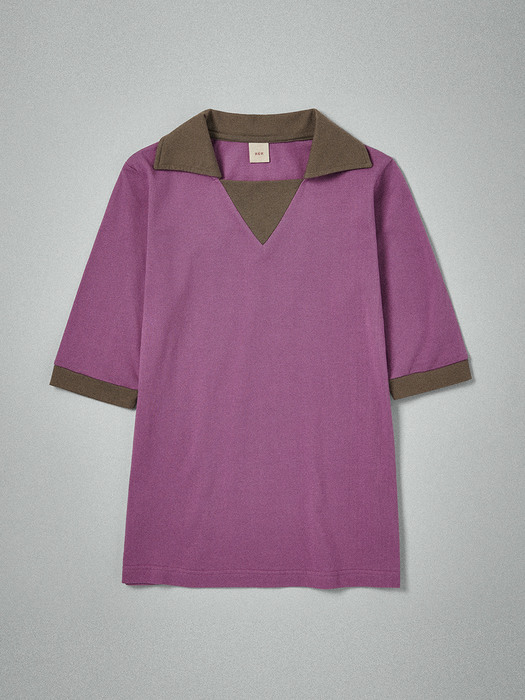 Piquet Shirt in Lavender