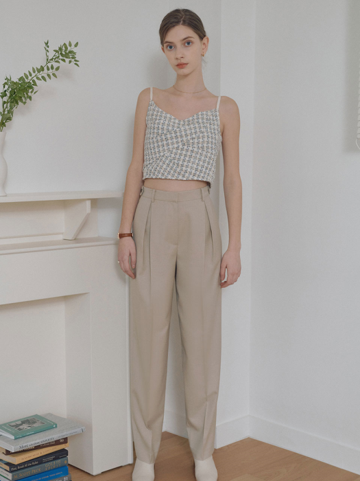 Tucked Slouchy Trousers SW2SL557-91