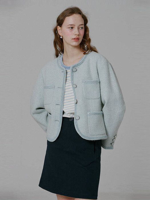 Maremma Tweed Jacket_Mint
