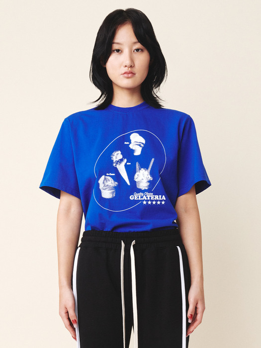 Gelateria T Shirt Cobalt Blue