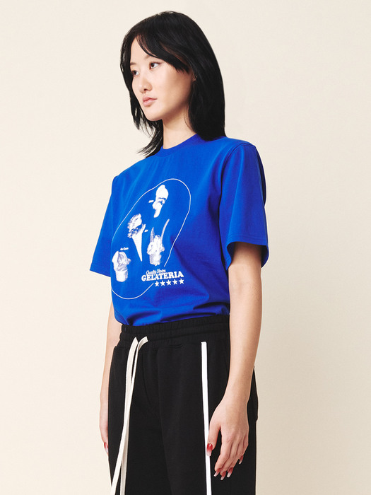 Gelateria T Shirt Cobalt Blue