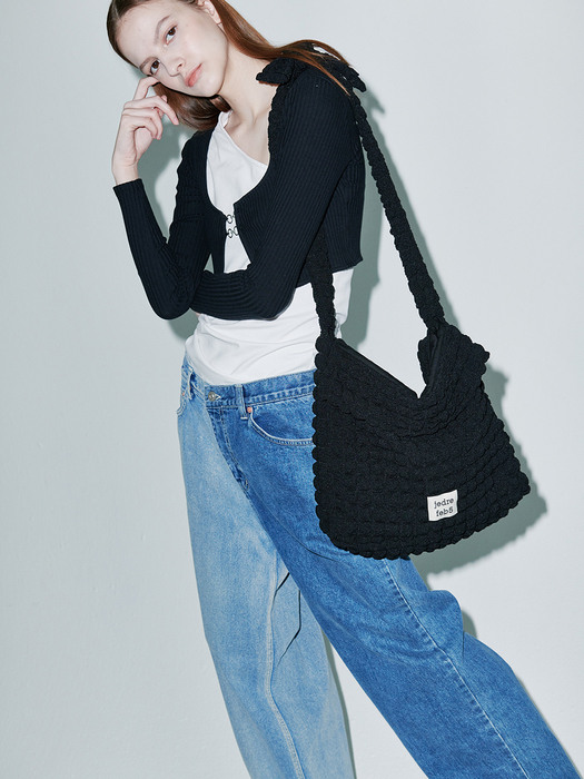 Croiffle crossbody bag_black