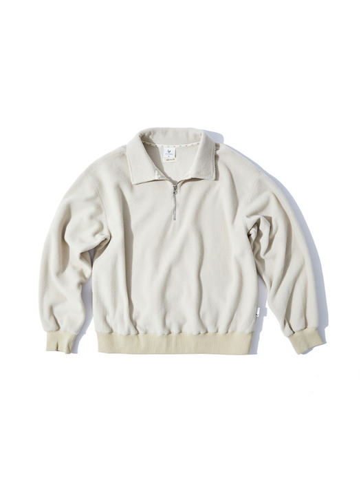 [x LE2]Half Zip-up Sweatshirt(Fleece ver.)(2 Colors)