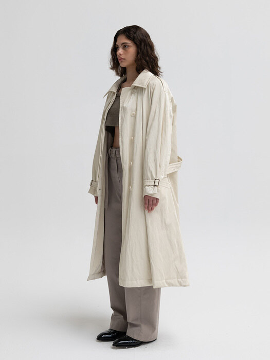 Shining trench coat (2COLOR)