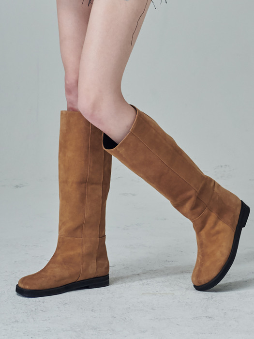 Bony long boots(Tan)