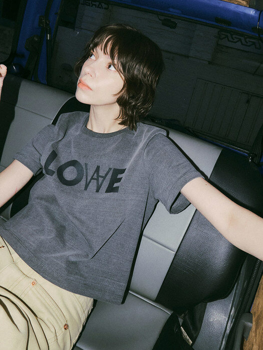 A3445 Pigment crop T-shirt_Charcoal