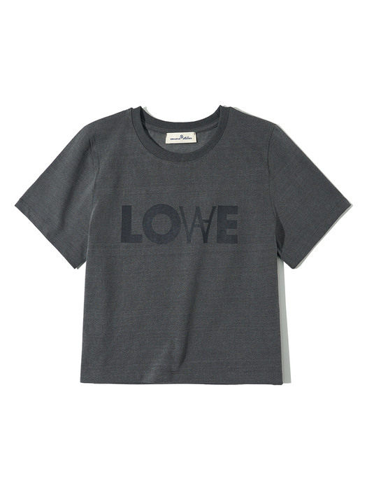 A3445 Pigment crop T-shirt_Charcoal