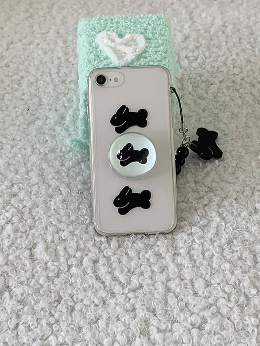 [SET] Present series : Black rabbit phone case