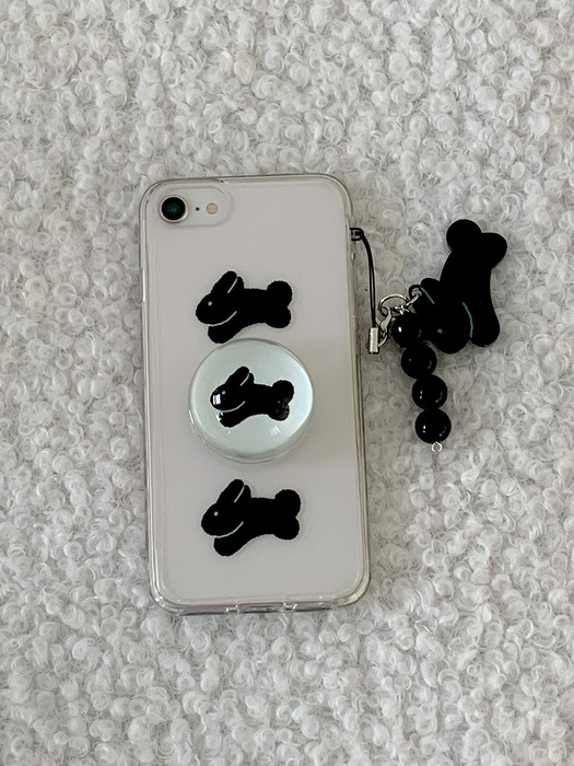 [SET] Present series : Black rabbit phone case