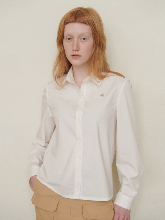 CLASSIC LOGO SHIRTS - WHITE 로고 셔츠