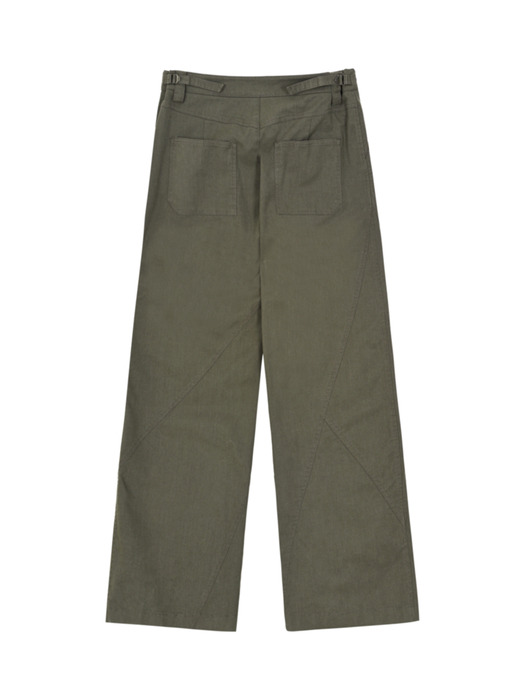 X LINE WASHED PANTS