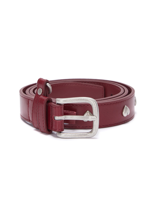 HEART POINT BELT IN RED