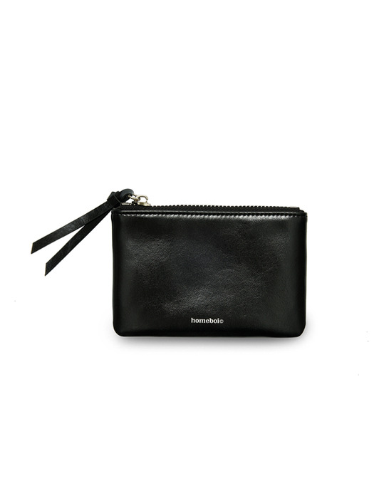 pouch wallet(소가죽파우치월렛) - 블랙