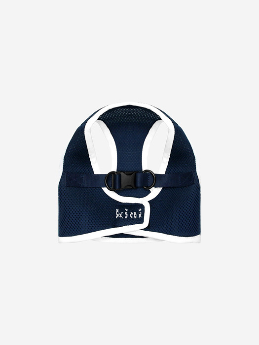 KINI ORIGINAL LOGO MESH HARNESS_NAVY(조끼형하네스)