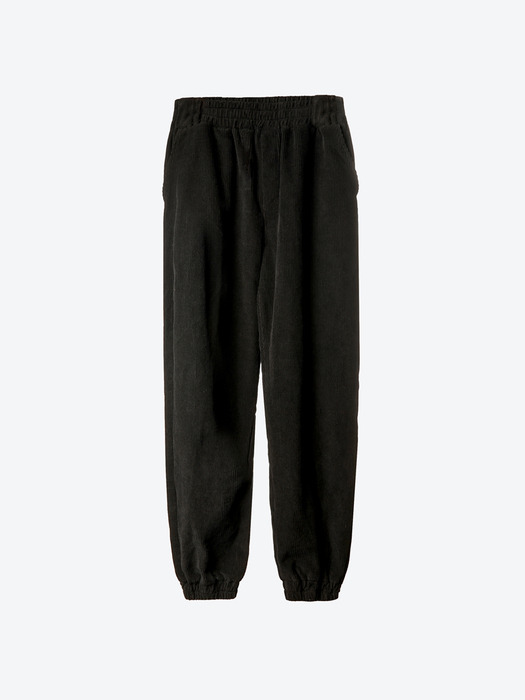 Cotton-Corduroy Track Pants[Black(UNISEX)]_UTP-FP91