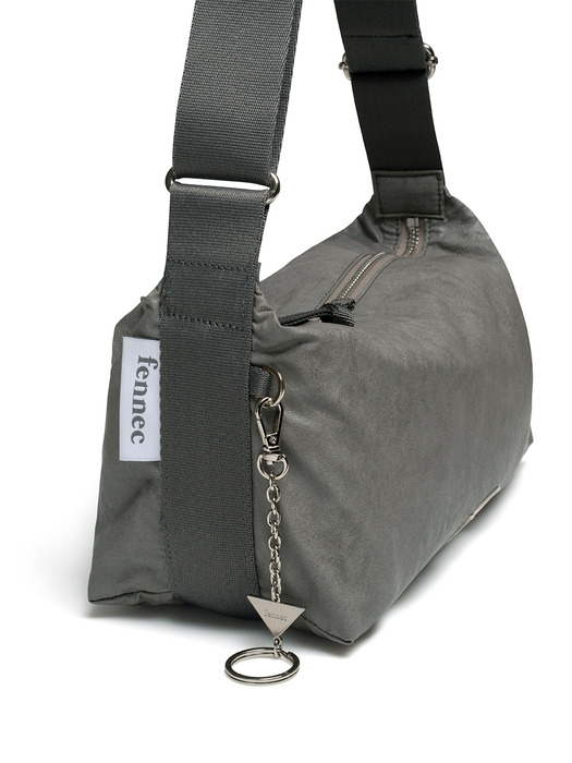 MINI HOBO BAG - GREY