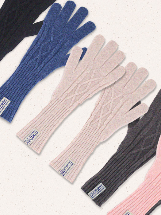 [선물포장] 100% Wool Innigkeit Touch Gloves_4 Colors