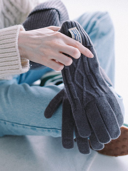 [선물포장] 100% Wool Innigkeit Touch Gloves_4 Colors