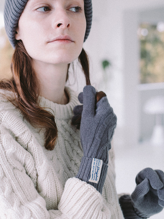 [선물포장] 100% Wool Innigkeit Touch Gloves_4 Colors