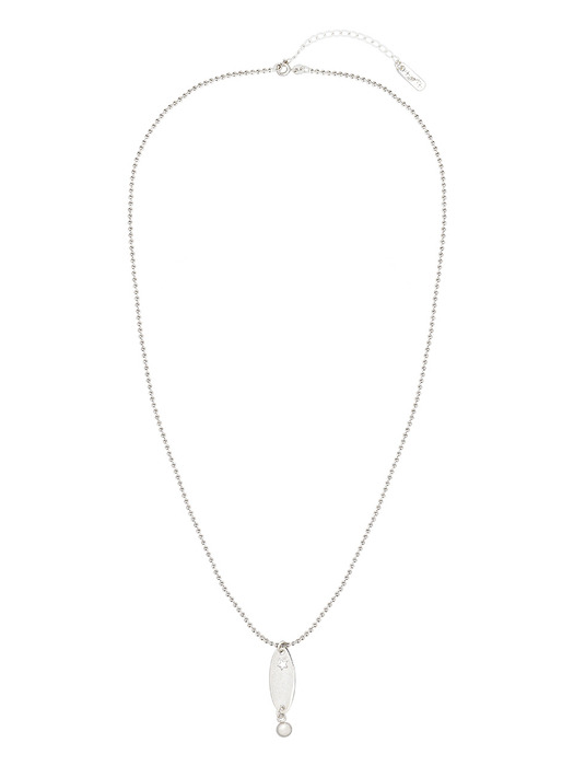 [silver925] star ball necklace