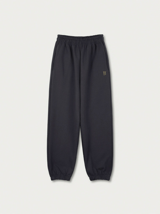 Button Jogger Pants Charcoal