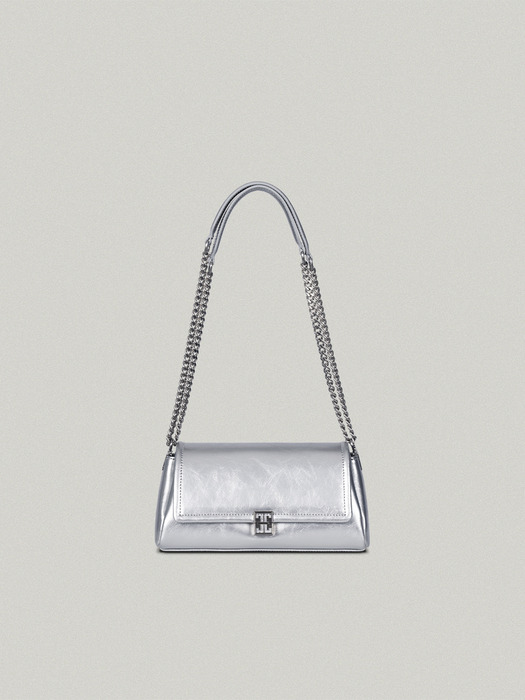 CLASSIC LOGO MINI CHAIN BAG - CRINKLE [2COLOR]