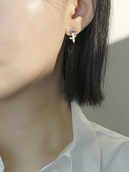[Silver925] Flower earrings