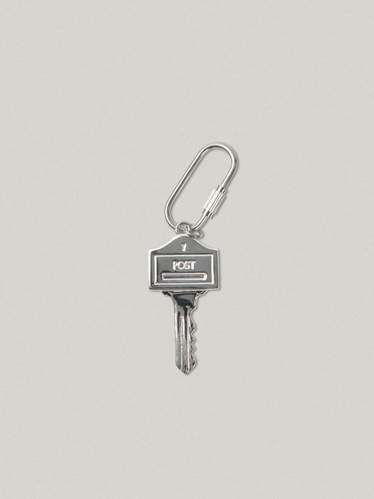 [folnua & fi,ore] MINI POST KEY RING - SILVER [2TYPE]