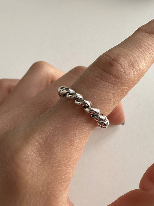 [925silver] Drill ring