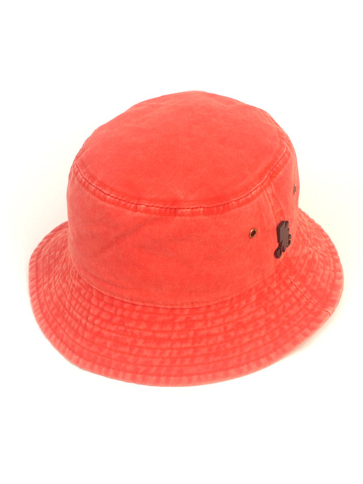 Pigment Coral Washing Bucket Hat 버킷햇