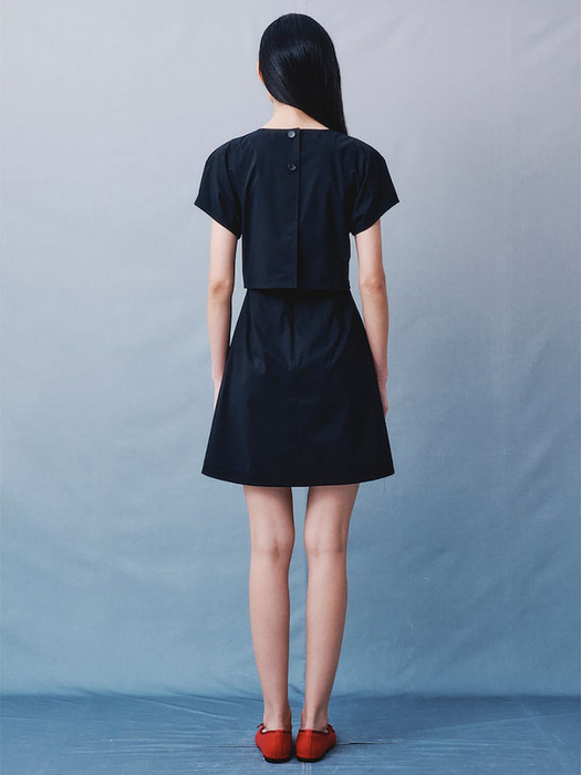 Signature CutOut Mini Dress  Black (KE4371M035)
