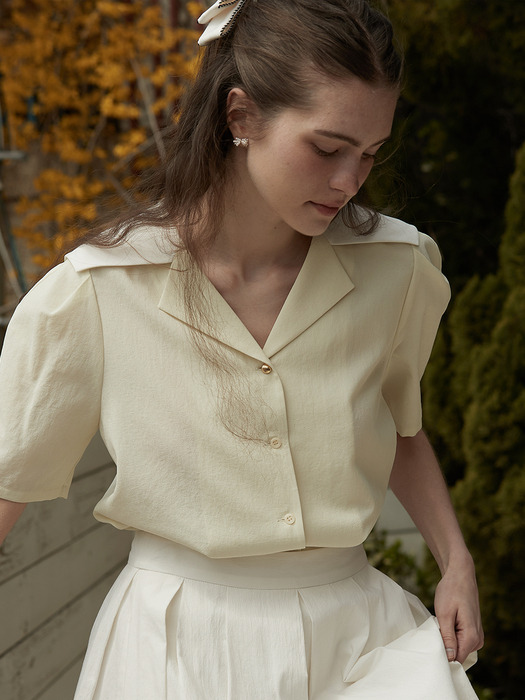 Sailor gold point blouse - Citron