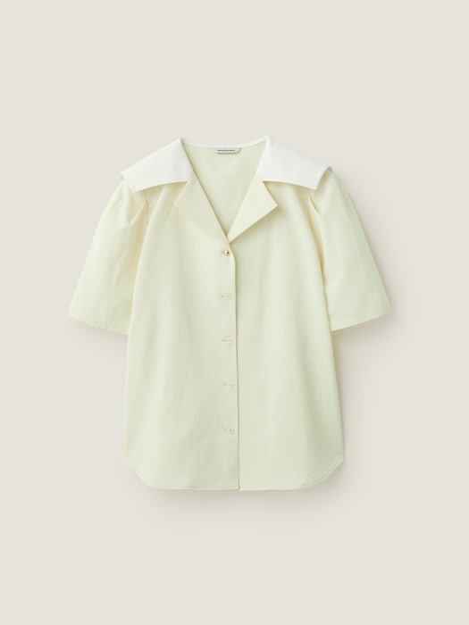 Sailor gold point blouse - Citron