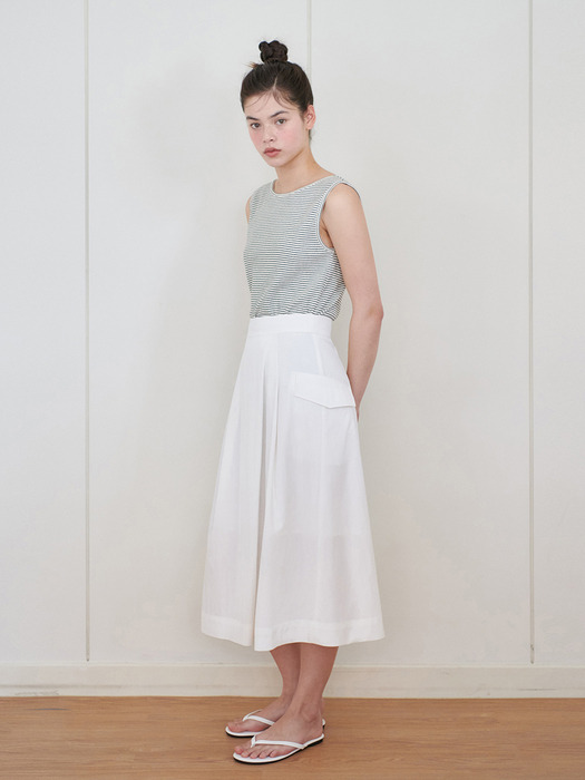 24N summer full skirt [WH]