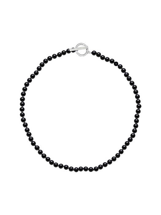 CLASSIC ONYX NECKLACE 6MM