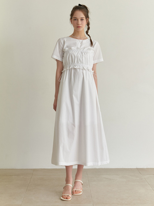 Flavor layered set dress (white)