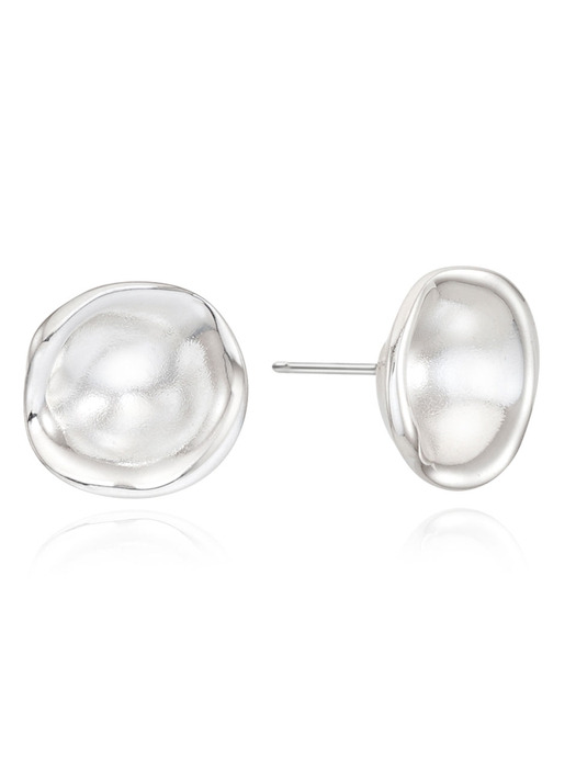 [silver925] hollow mesh earring