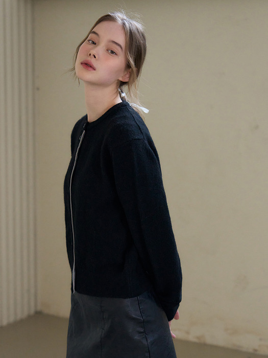 컬러 라인 울 가디건 [4COLORS]