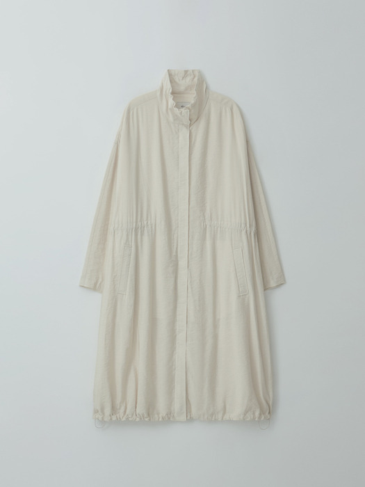 drawstring coat (ivory)