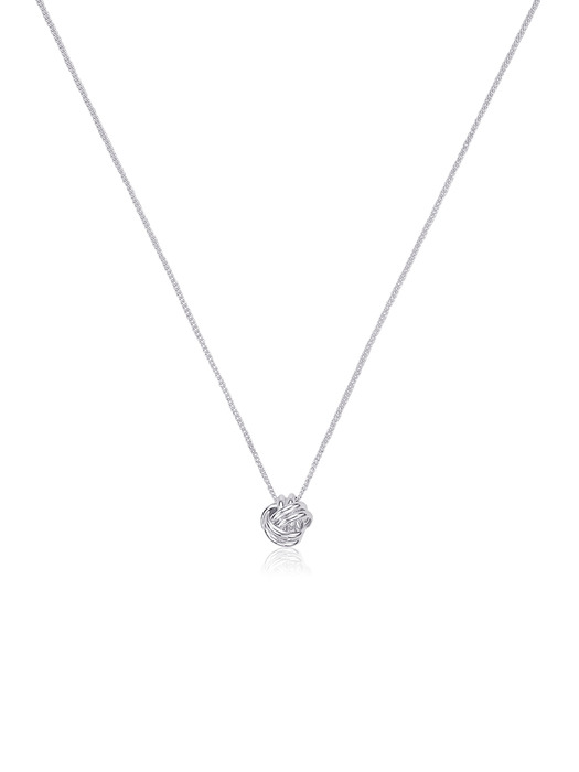 [Silver925] NC012 Thread Ball Necklace