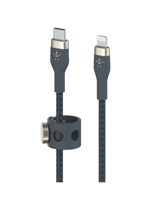 벨킨 프로 플렉스 USB-C to 라이트닝 아이폰 고속 충전 케이블 실리콘 1M CAA011bt1M