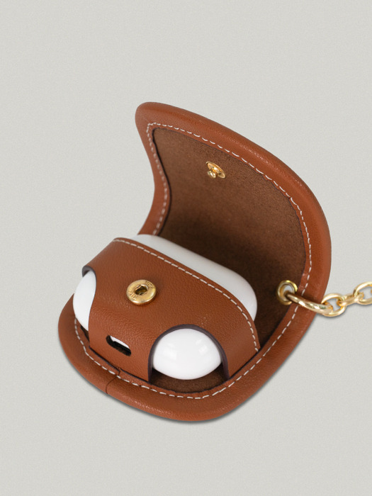 PETIT POCHE CASE [BROWN - STITCH]