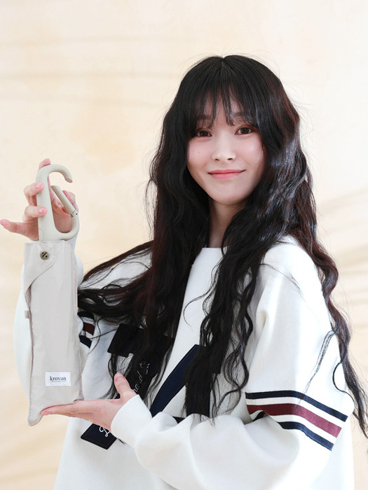 크로반 거꾸로 3단자동우산 카라비너 접이식 우산 KR34