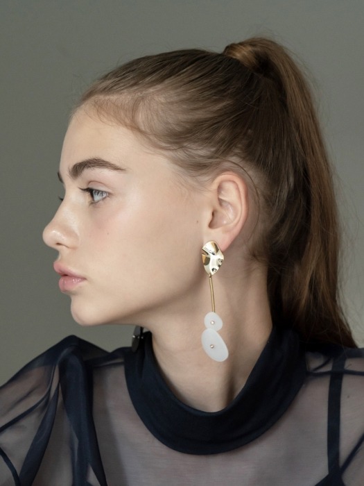 Spin Ranunculus Earrings earrings