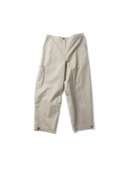 side pocket cotton pants