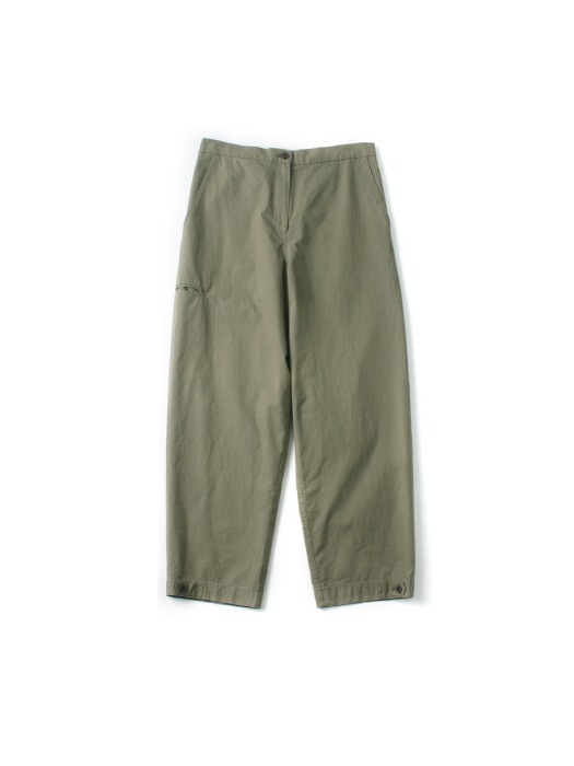 side pocket cotton pants