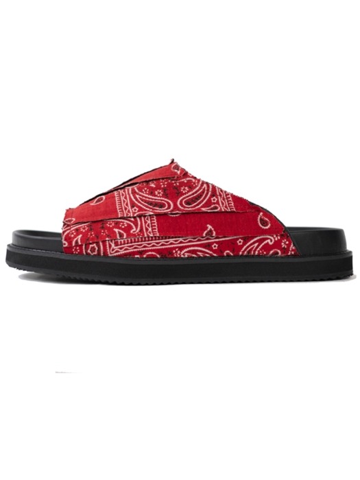 Paisly Slippers [Red]